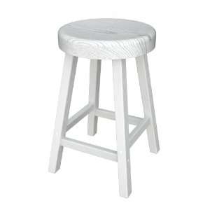  Pack of 2 Recycled Maui Swivel Counter Bar Stools   White 