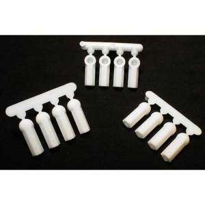 RPM 73381 HEAVY DUTY WHITE 4 40 ROD ENDS/BALL CUPS LOSI  