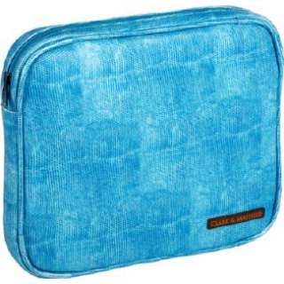 Handbags Clark&mayfield Carmen Laptop Sleeve Turquoise Blue Shoes 