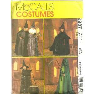   And Girls Cape Costumes McCalls Sewing Pattern 2937 (Size Child 3 6