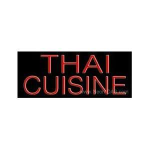 Thai Cuisine Outdoor Neon Sign 13 x 32