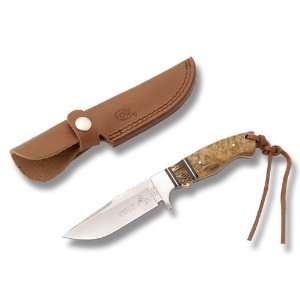  Colt Knives 268 Hunter Fixed Blade Knife with Burl Wood 