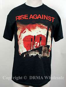 Authentic RISE AGAINST Smoke Stacks T Shirt S M L XL Official NEW 
