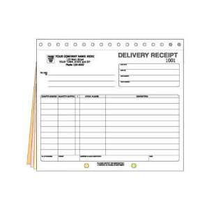  3 part delivery receipt form   Shipping and receiving 