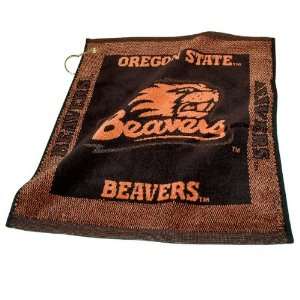  Oregon State Beavers Jacquard Woven Golf Towel Sports 