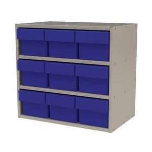  Cabinet,modular,9 Bins,11x18x16 1/2in   AKRO MILS