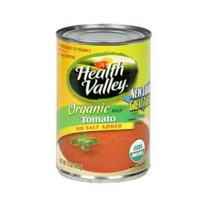 Heath Valley Natural Foods Organic Tomato Soup No Salt ( 12x15 OZ 