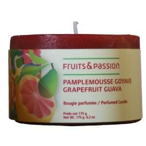 Fruits & Passion Fruity Perfumed Floating Candle, Grapefruit Guava, 6 