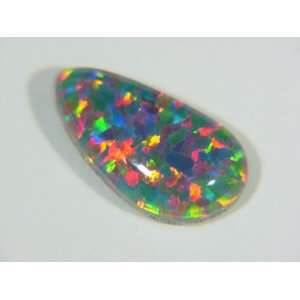  Gilson Opal Free Form Tear Drop Shape Cabochon Triplet 