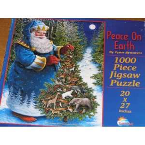    1000 Piece Christmas Jigsaw Puzzle Featuring Santa and a Christmas 