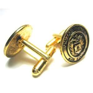  Gold US Air Force Cufflinks Jewelry