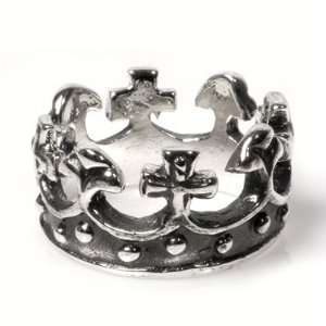  STERLING SILVER RING   Crown 12mm Jewelry