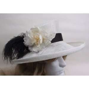  Cinnamay Womens Hat with Ribbon, Flower and Feather   Off 