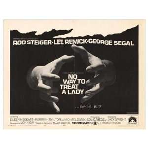 No Way to Treat a Lady Original Movie Poster, 28 x 22 (1968)  