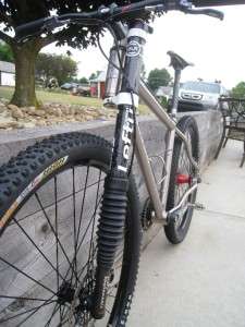 Seven Sola Titanium 29er Singlespeed Frame with Oversized 1.5 