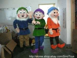 Dwarfs Mascots Costumes Fancy Dress Suits Outfits EPE  