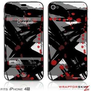  iPhone 4S Skin Abstract 02 Red by WraptorSkinz Everything 