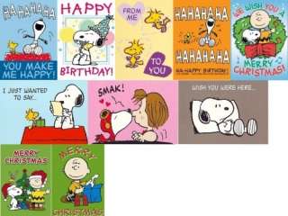 Snoopy Postkarten Paket 10 Postkarten Weihnachten Geburtstag Sammler 