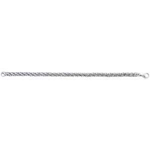  Stainless Steel 08.50 Inch Wheat Bracelet Jewelry