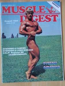 MUSCLE DIGEST bodybuilding mag/SCOTT LIVINGSTONE 8 84  