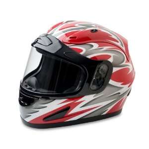  Mossi Black/Red Full Face Snow Helmet 36 683R 15 Sports 