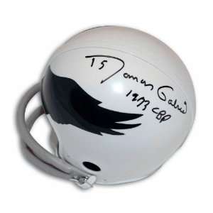 Autographed Roman Gabriel Philadelphia Eagles Throwback Mini Helmet 