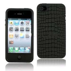 cover case for iphone 4g with screen film stand black 