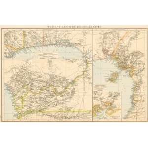  Andree 1899 Antique Map of Western Africa