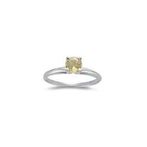 Sapphire Ring   2/3 (0.62 0.70) Ct Yellow Sapphire Engagement Ring 6.5