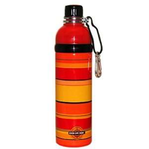    Stainless Steel Water Bottle   Red Stripe