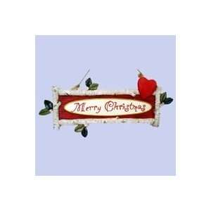  10.5 Country Rustic Birch Twig Merry Christmas Hanging 