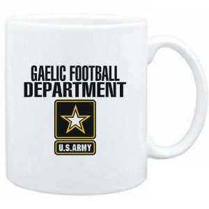 Mug White  Gaelic Football DEPARTMENT / U.S. ARMY  Sports  