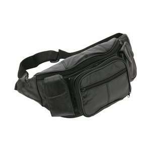    Embassy Leather Waist Bag with water bottle holder Electronics