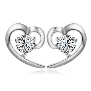  Jewelry Locker Swarovski Crystal Heart Shaped Earrings 