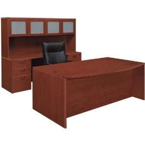 Bow Front Three Piece Office Set by DMI Office Furniture