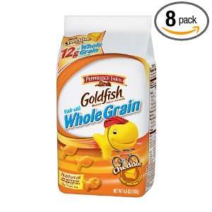 Pepperidge Farm Goldfish, Whole Grain Cheddar, 6.6 Ounce (Pack of 8)