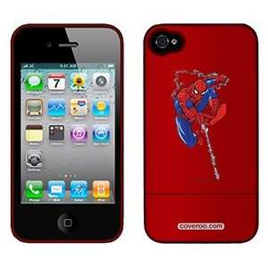  Spider Man Shooting Web on Verizon iPhone 4 Case by 