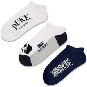  Duke Blue Devils Athletic 3 Pair Sock Pack Sports 
