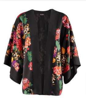 2011 Conscious Collection Chiffon Kimono Cardigan Top Blouse M / L 