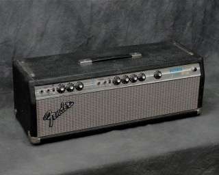 1977 Fender Bassman 100 Silverface Amplifier Amp Head  