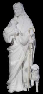   Christ The Good Shepherd & Lamb Religious Figurine 1990 ~Minty  