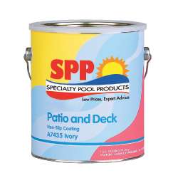 Swimming Pool Patio & Concrete Deck Paint 1 Gallon Taupe Color  