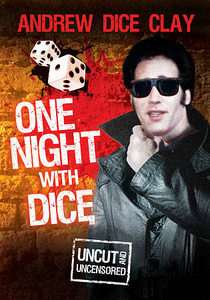 Andrew Dice Clay   One Night With Dice DVD, 2011  