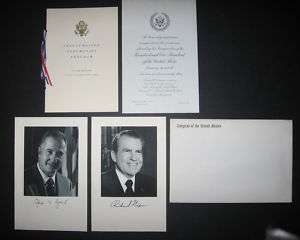 1969 Richard Nixon Congressional Inaugural Invitation  