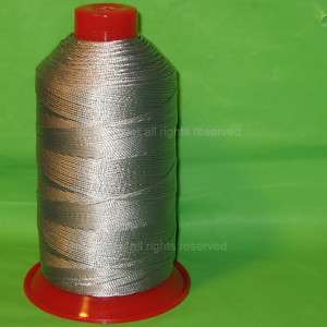 Bonded Nylon SEWING Thread Leather #207 T210 GREY gray  