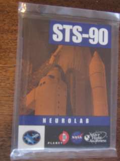 NASA STS 90 NEUROLAB CARDS   SPACE FLIGHT AWARENESS  