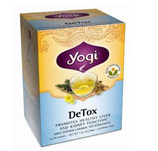 Yogi tea 6 pack 16 packet each variety green , detox, skin detox 