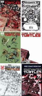Teenage Mutant Ninja Turtles #1 TMNT HTF 4 pack IDW +++  