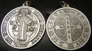 St. Benedict Giant Silver Medal 2 NEW free ship  