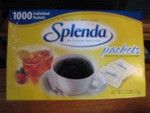 Splenda No Calorie Sweetener 1000 Individual Packets  